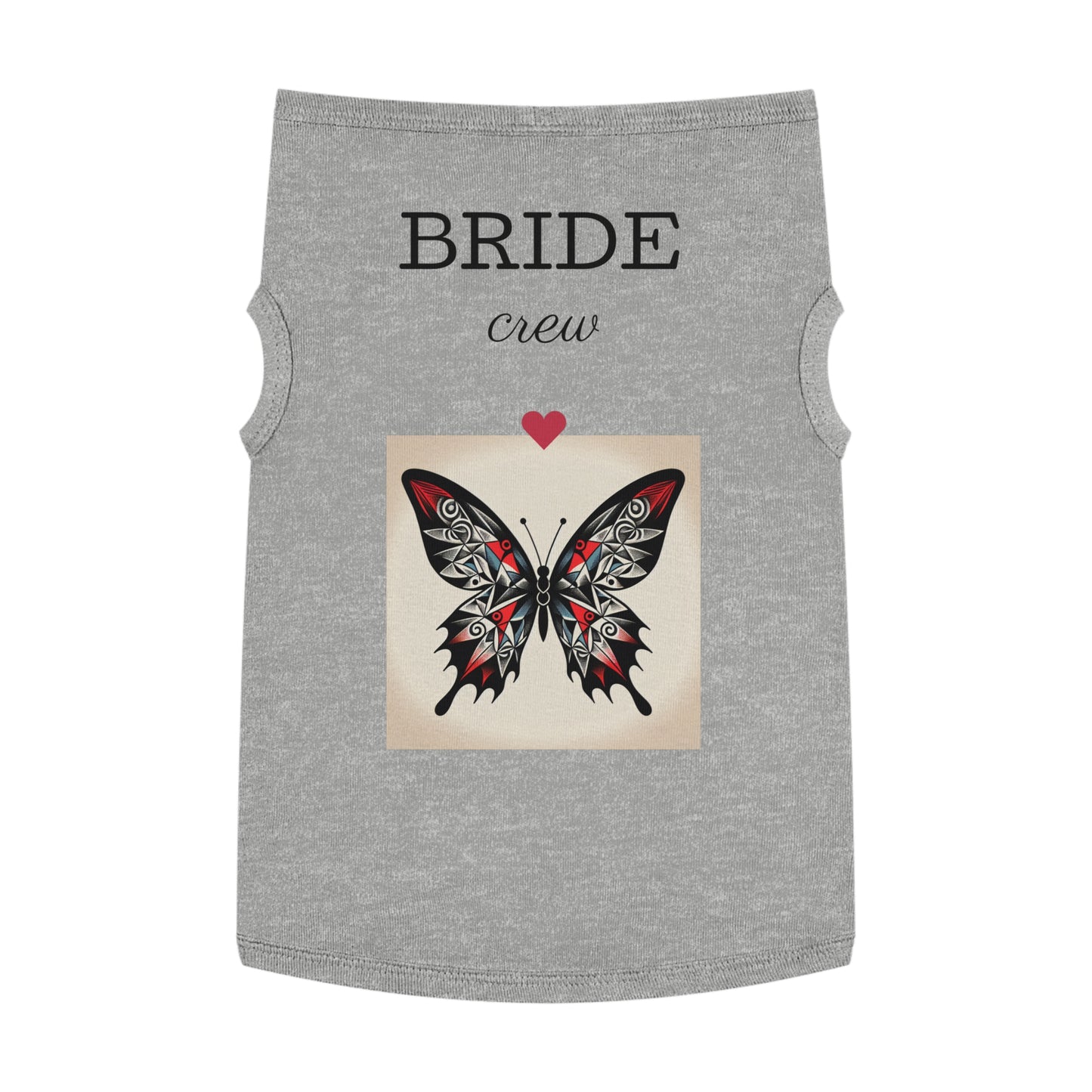 Butterfly Pet Tank Top, Summer Pet Apparel, Cute Dog Shirt, Stylish Cat Tank, Pet Gift for Warm Days, Pet Fashion