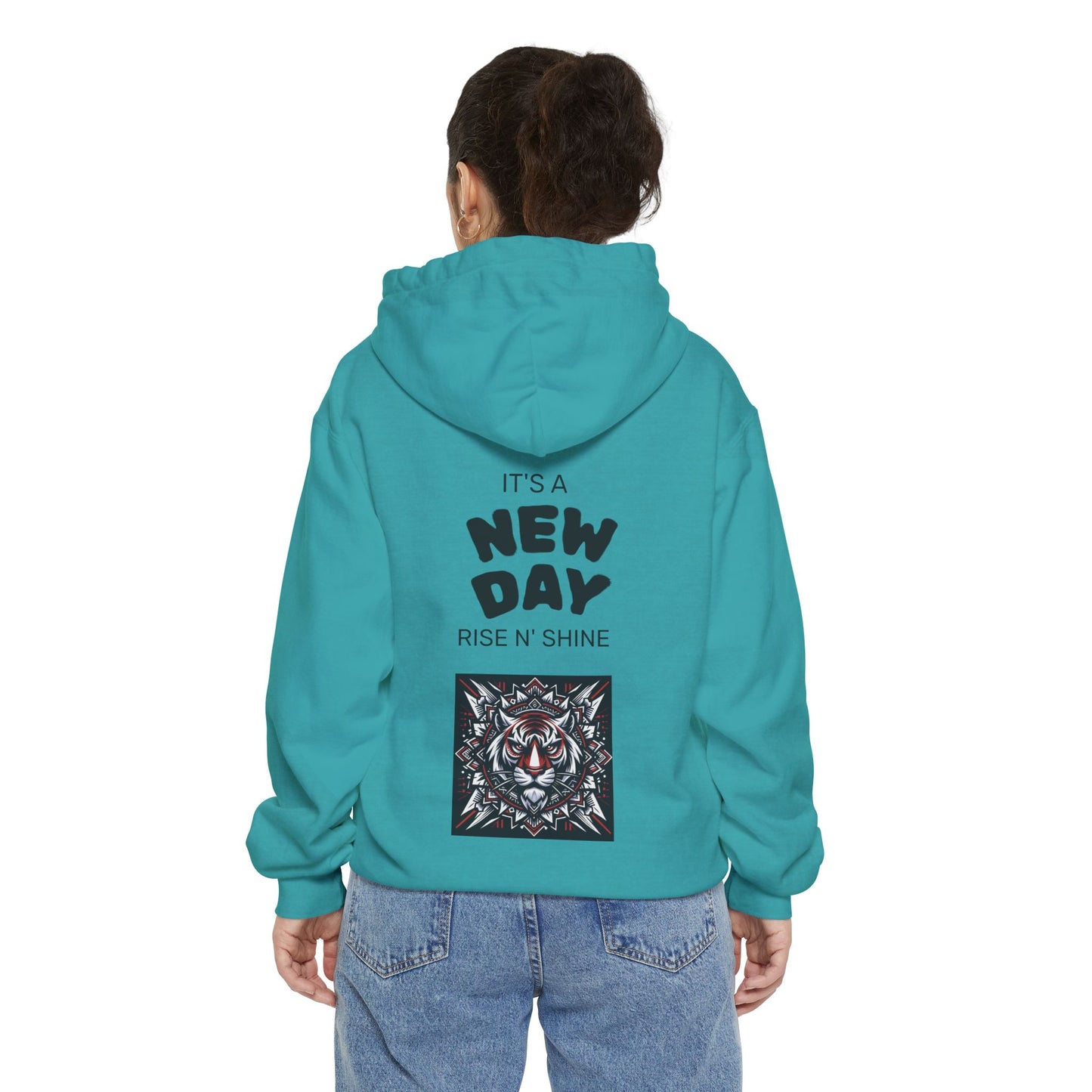 Fearless Tiger Design Hoodie, Cozy Unisex Hoodie, Gift for Him/Her, Stylish Casual Wear, Cool Streetwear