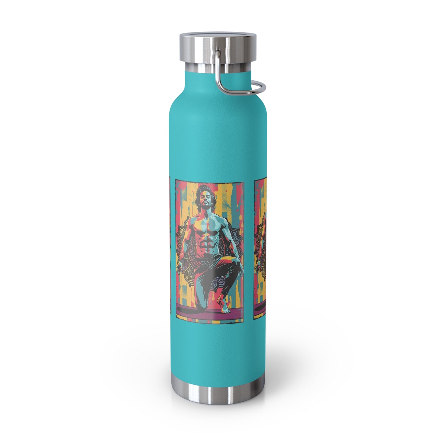 Colorful Insulated Water Bottle - 22oz - Perfect for Fitness, Travel, Hydration, Gifts & Eco-Conscious Living