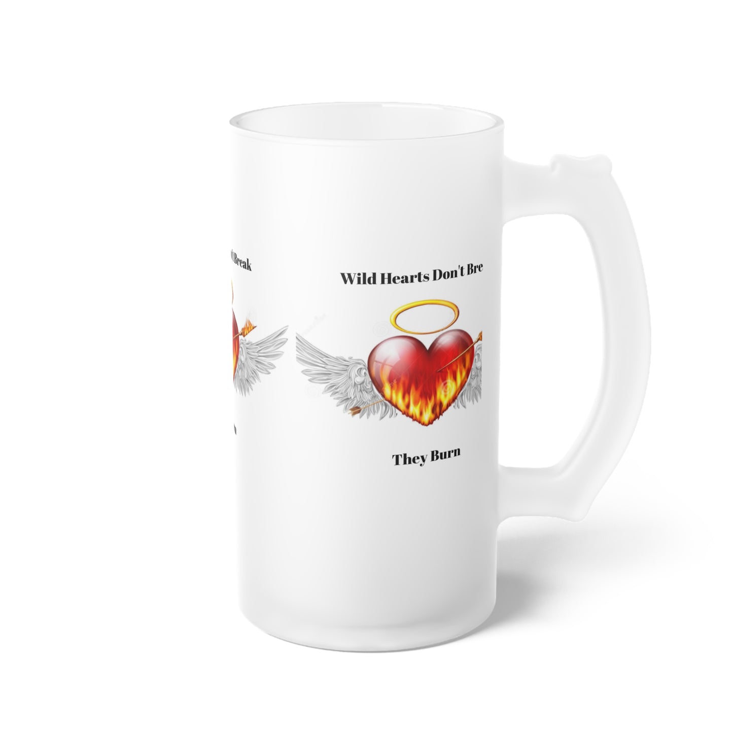 Frosted Glass Beer Mug