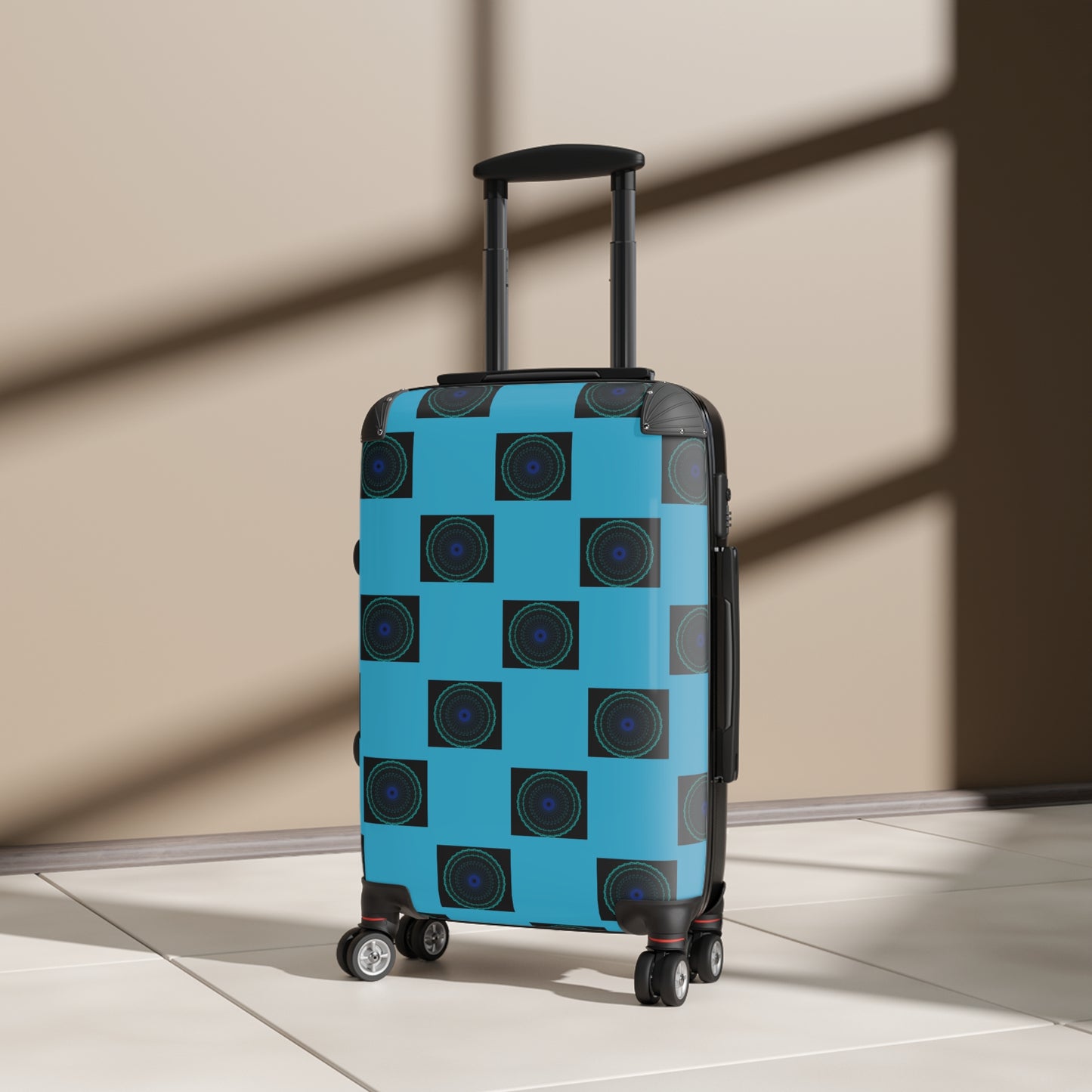 Vibrant Travel Suitcase, Unique Pattern Carry-On, Stylish Luggage for Travelers, Travel Accessories, Gift for Adventurers