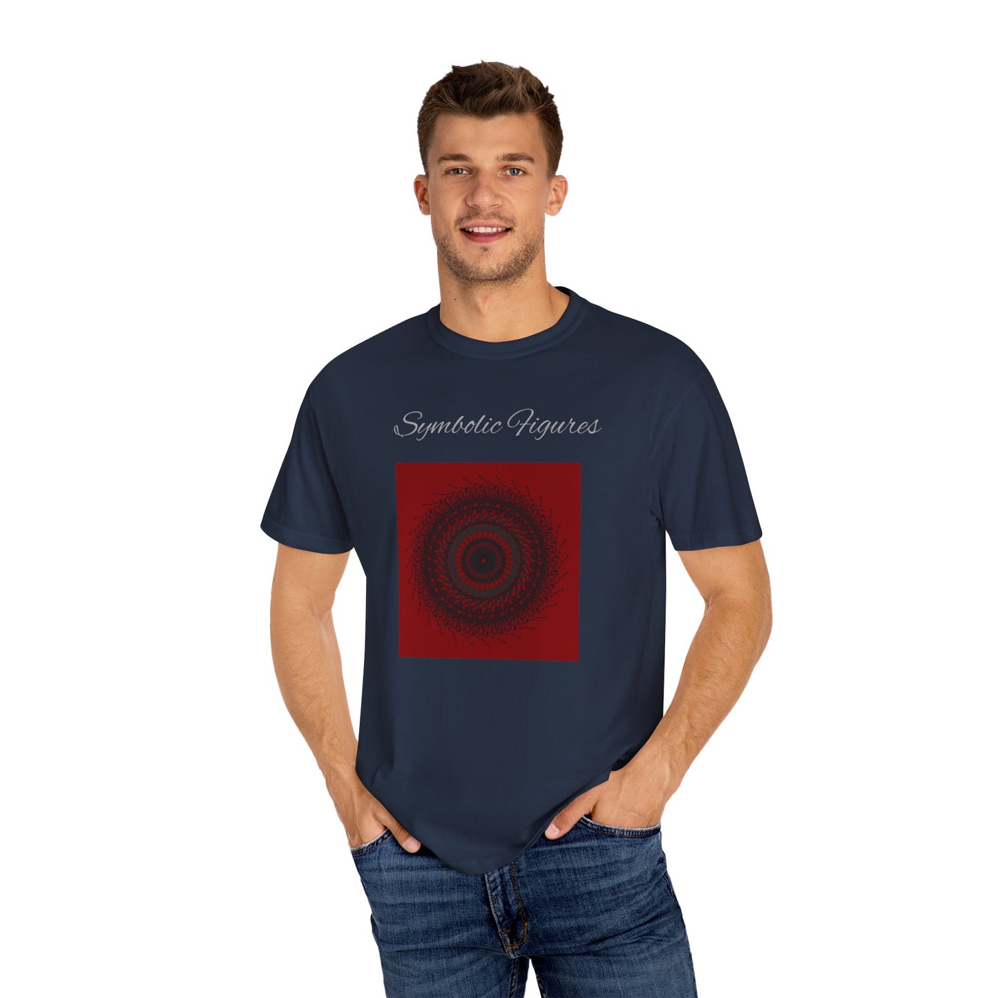 Red Mandala Inspired T-Shirt