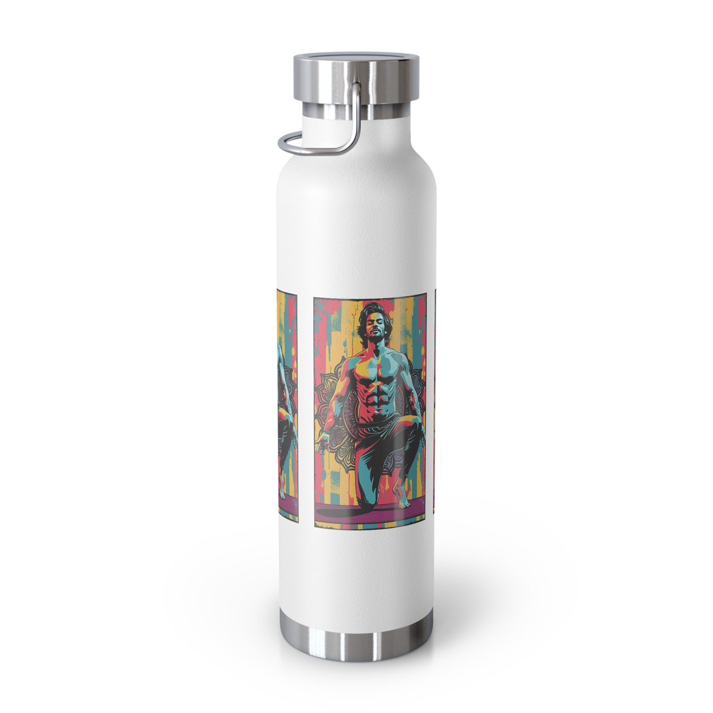 Colorful Insulated Water Bottle - 22oz - Perfect for Fitness, Travel, Hydration, Gifts & Eco-Conscious Living