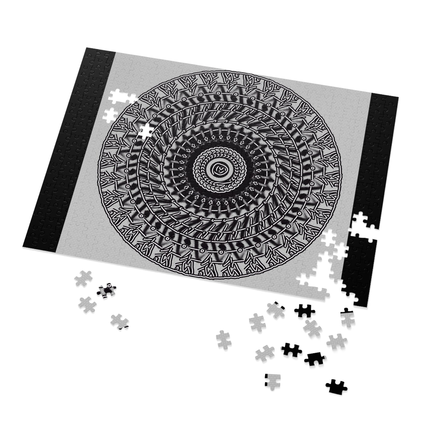 Jigsaw Puzzle with Tin
