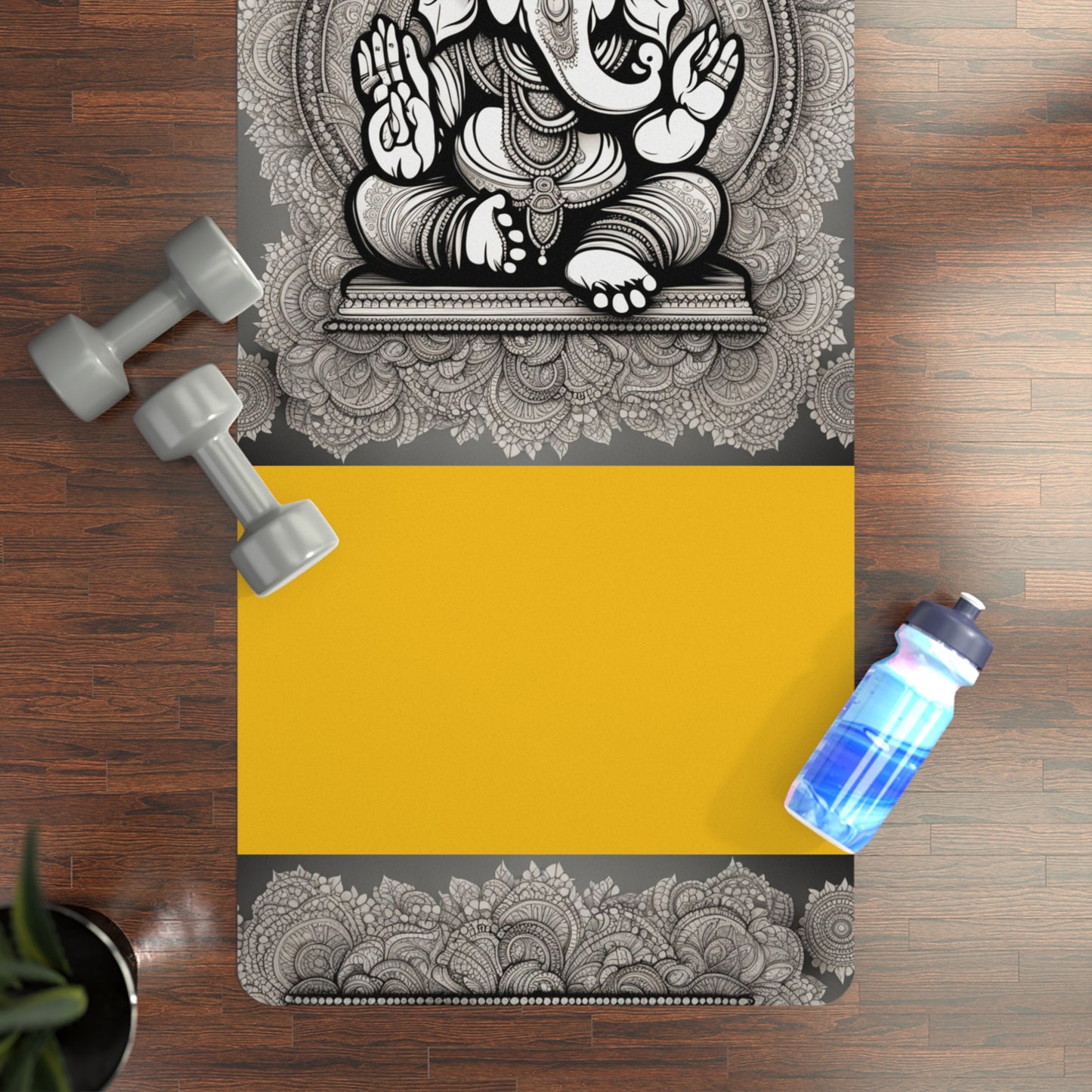 Yoga Mat - Ganesha Mandala Inspired