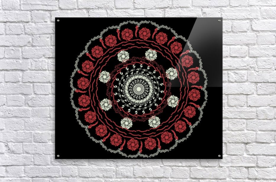 Rangoli Designs – LV 001 **Bygone Traditions**: Honor cultural heritage with this art piece, connecting you to the historical art of mandalas and fostering a sense of spiritual continuity.