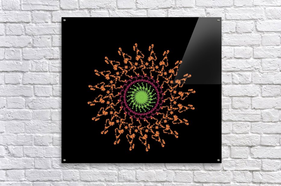 Rangoli Designs – LV 004 **Artisan Craftwork**: Each mandala is a masterpiece, crafted with clarity of design and meticulous attention to spiritual detail, ensuring uniqueness and quality in every piece.