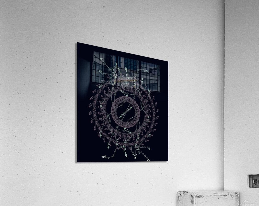 SE Enchanted Circle - Bring a touch of magic into your space with this Mandala. This captivating piece, with its vibrant hues and hypnotic patterns, evokes a sense of wonder, inviting you to explore deeper realms of spiritual illumination.