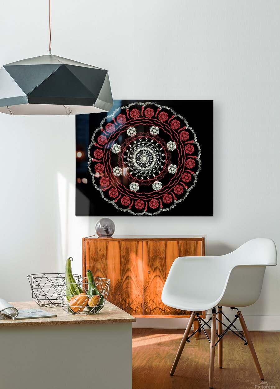 Rangoli Designs – LV 001 **Bygone Traditions**: Honor cultural heritage with this art piece, connecting you to the historical art of mandalas and fostering a sense of spiritual continuity.