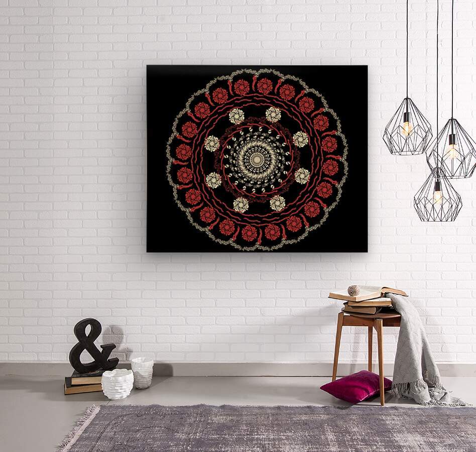 Rangoli Designs – LV 001 **Bygone Traditions**: Honor cultural heritage with this art piece, connecting you to the historical art of mandalas and fostering a sense of spiritual continuity.