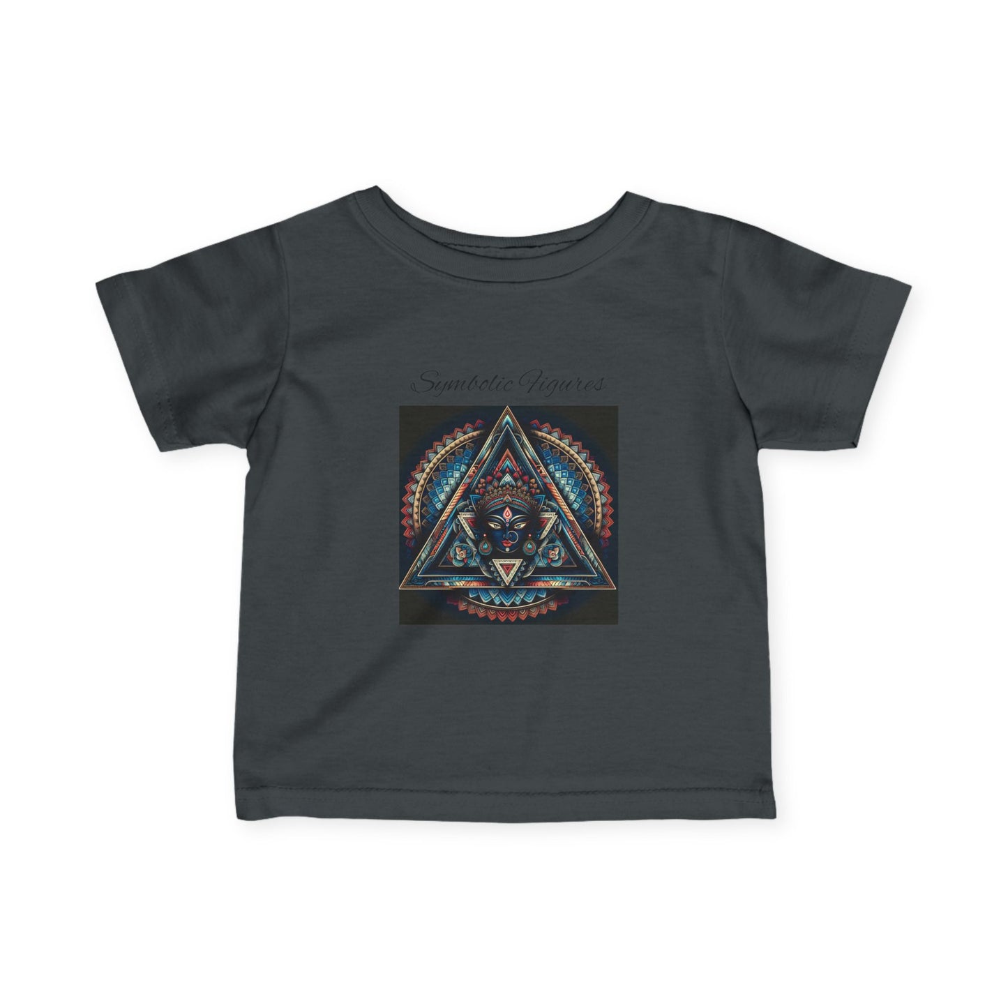 Infant Fine Jersey Tee with Geometric Design, Cute Baby T-Shirt, Unique Baby Gift, Toddler Fashion, Kids' Graphic Tee, Stylish Infant Wear