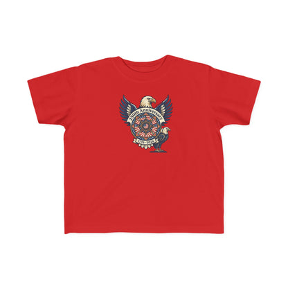 Toddler T‑Shirt – Vintage Eagle Emblem “American Pride” Kids Tee