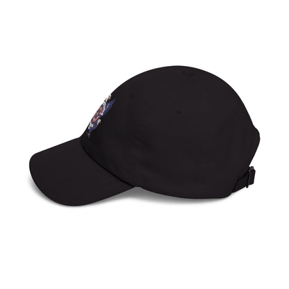 Dad Cap with Retro Eagle Crest Embroidered Patch