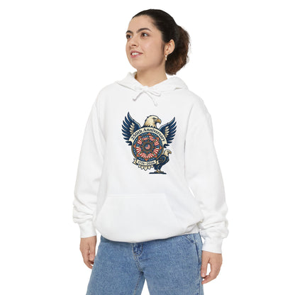 Eagle Vintage Emblem Hoodie — Americana Graphic Pullover