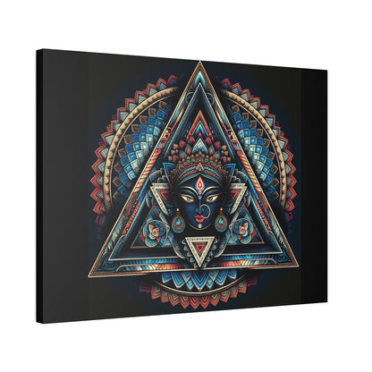 Bohemian Canvas Wall Art - Sacred Triangle Design