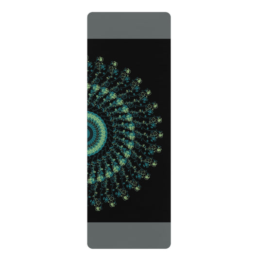 Mandala Pattern Rubber Yoga Mat | Non-Slip Exercise Mat for Yoga and Fitness