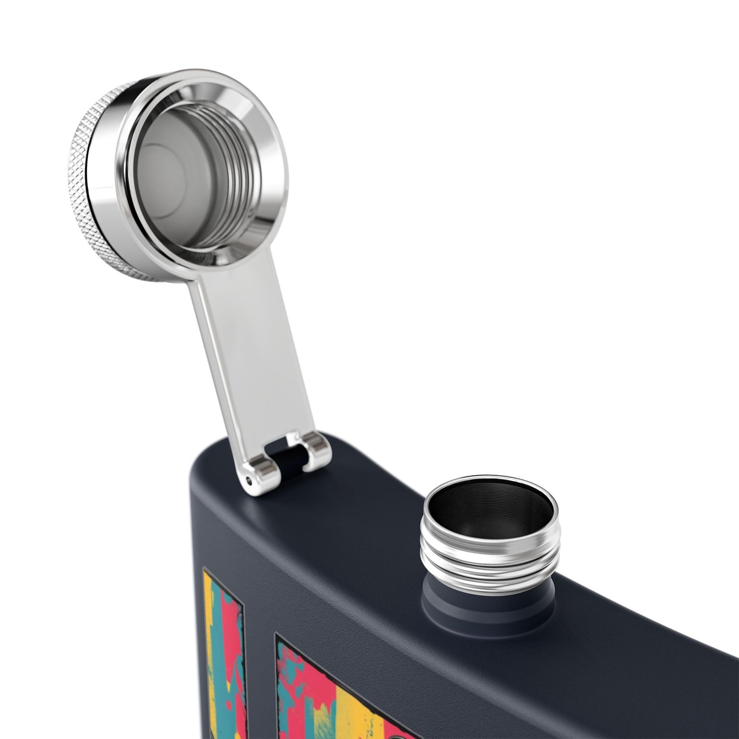 Colorful Yoga Stainless Steel Flask - Perfect for Meditation, Travel, Gifts, Outdoor Adventures, or Celebrations