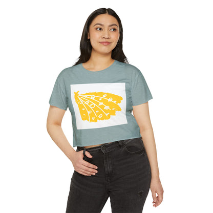 Stylish Women's Festival Crop Top, Boho Chic Tee, Summer Concert Shirt, Casual Wear, Music Festival Outfit
