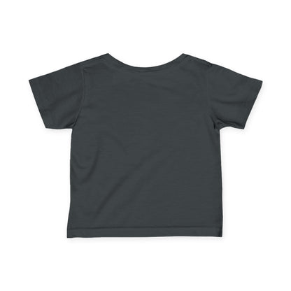 Infant Fine Jersey Tee with Geometric Design, Cute Baby T-Shirt, Unique Baby Gift, Toddler Fashion, Kids' Graphic Tee, Stylish Infant Wear