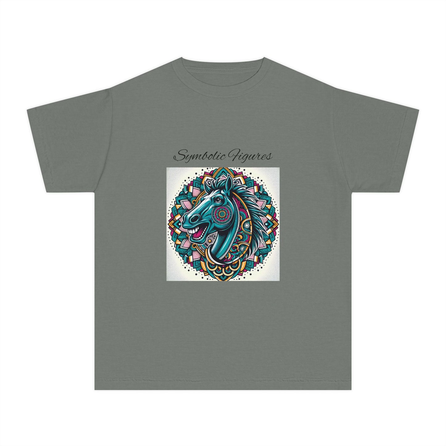 Colorful Unicorn Youth Tee, Playful Graphic Tee, Magical Kids Shirt, Birthday Gift, Fun Party Apparel