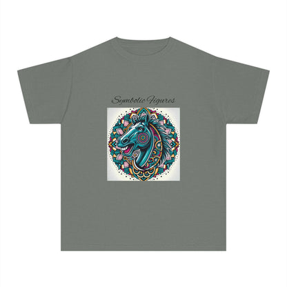 Colorful Unicorn Youth Tee, Playful Graphic Tee, Magical Kids Shirt, Birthday Gift, Fun Party Apparel