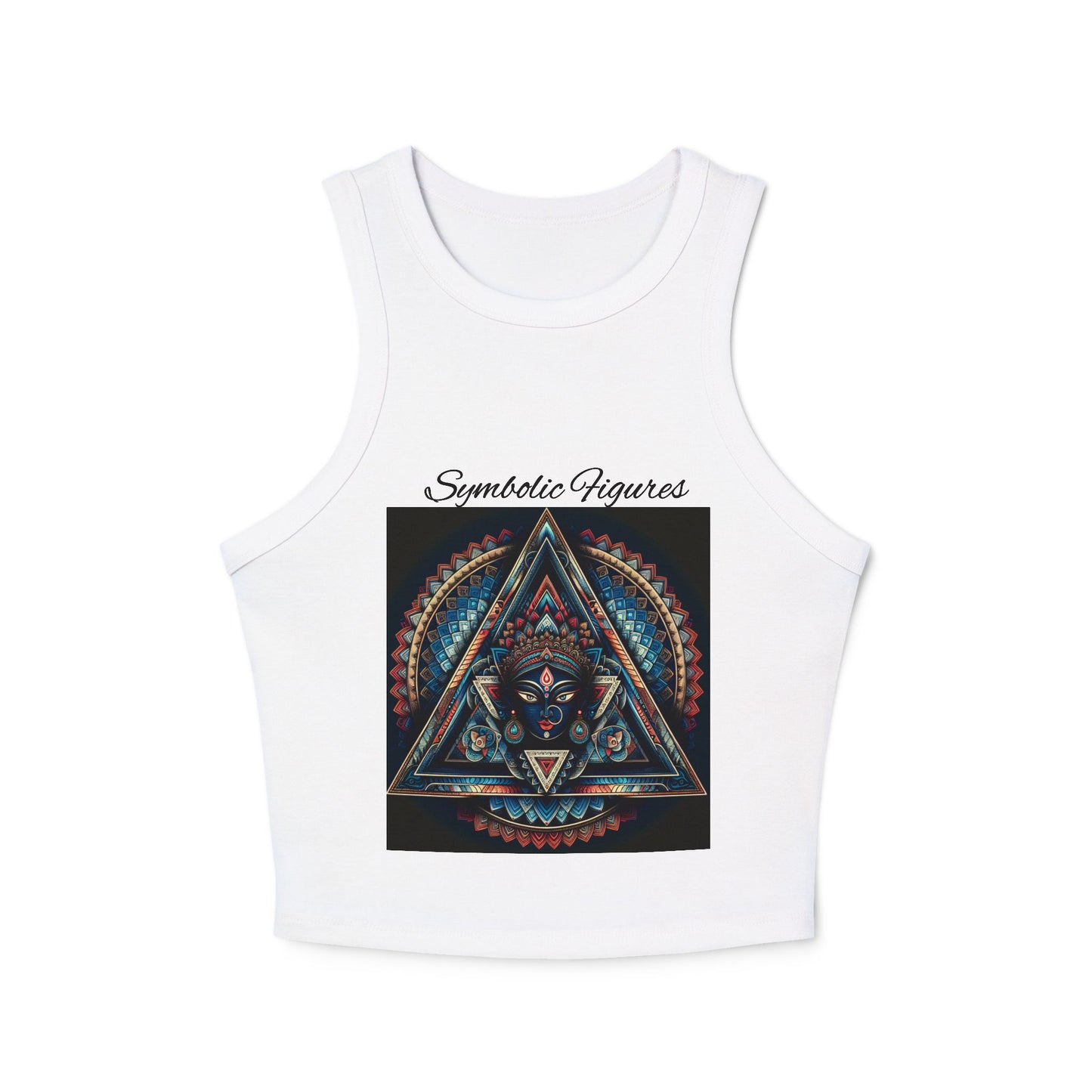 Bohemian Spirit Racer Tank Top | Yoga, Festival Wear, Summer Vibes, Comfortable Top, Graphic Tee