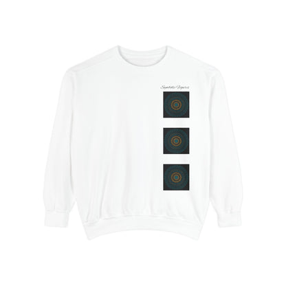 Boho Art Sweatshirt - Unisex Garment-Dyed, Comfortable, Perfect for Cozy Days, Gift for Friends, Casual Wear, Art Lover's Essential