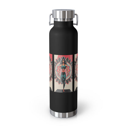 Colorful Insulated Water Bottle - 22oz - Perfect for Fitness, Travel, Hydration, Gifts & Eco-Conscious Living