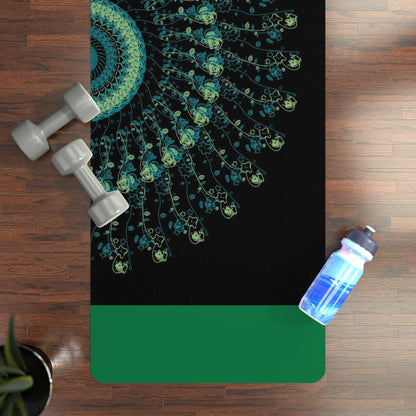 Mandala Pattern Rubber Yoga Mat | Non-Slip Exercise Mat for Yoga and Fitness