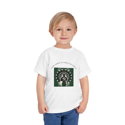 Patriotic Toddler Tee, Cute Kids Patriotic Shirt, Fun 4th of July Gift, Toddler Independence Day Shirt, Citizenship Tee