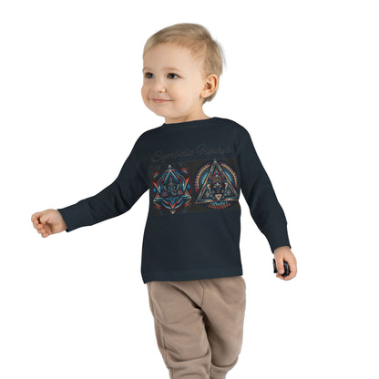 Toddler Long Sleeve Tee, Colorful Graphic Tee, Kids Playwear, Toddler Gift, Birthday Shirt, Baby Shower Gift