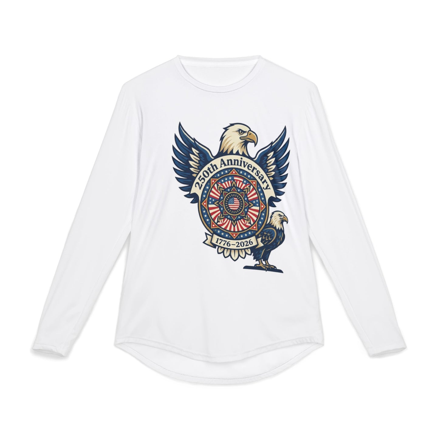 Patriotic Eagle 250th Anniversary Long Sleeve UV Shirt