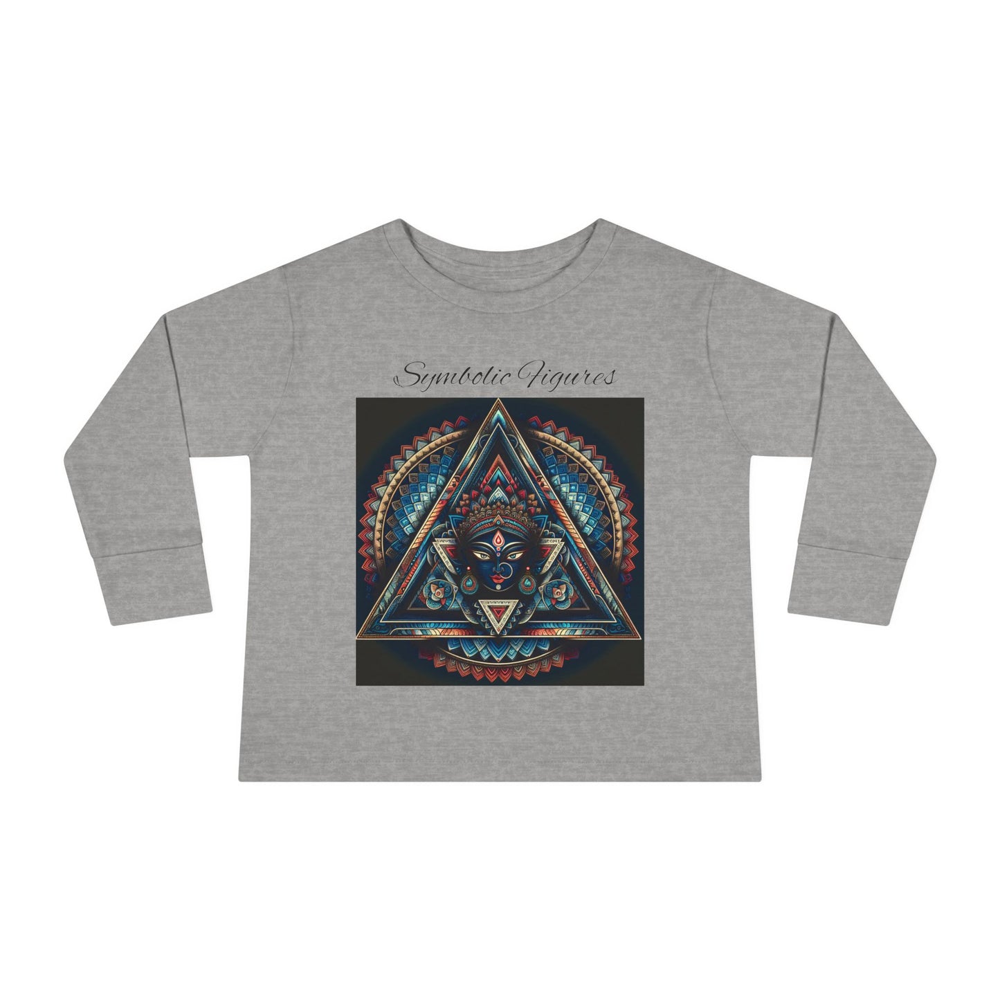 Colorful Toddler Long Sleeve Tee with Abstract Design, Perfect for Playdates, Birthdays, Everyday Wear, Gift for Kids, Cozy and Stylish