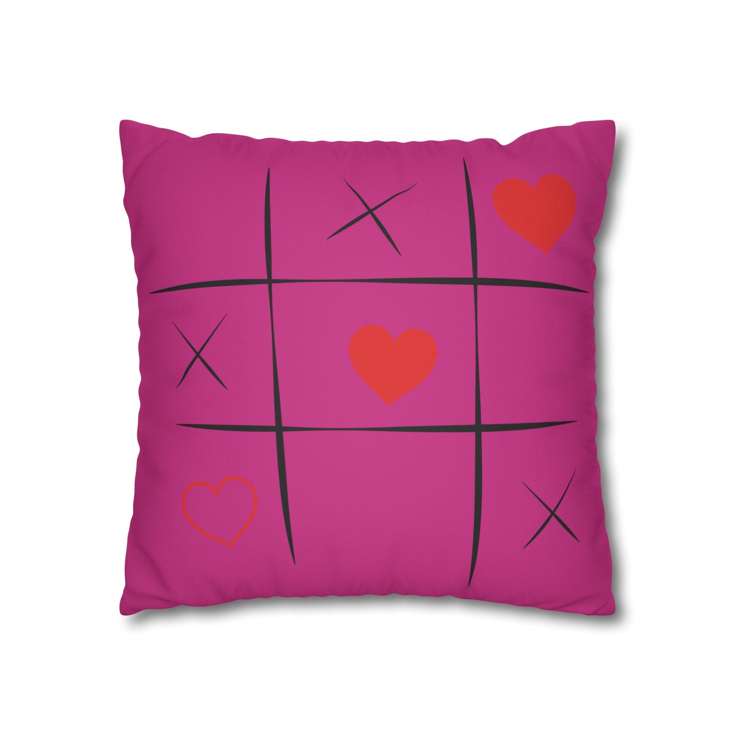 Wild Hearts Don't Break Faux Suede Pillowcase – Boho Decor for Heartfelt Spaces