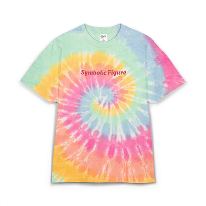 Oversized Tie-Dye T-Shirt with Embroidered 'Symbolic Figure', Casual Wear, Summer Style, Gift for Friends, Festival Fashion, Unique [...]