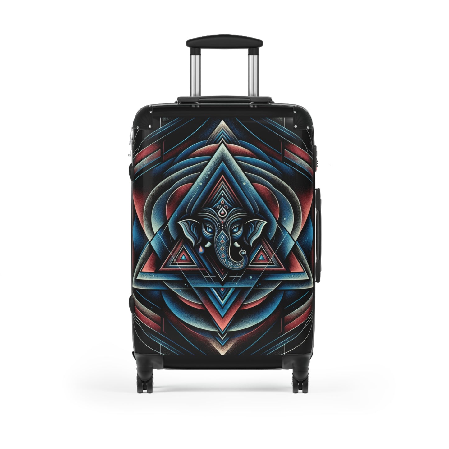 Bohemian Elephant Suitcase, Travel Luggage, Festival Gear, Summer Vacation Bag, Unique Gift for Wanderers