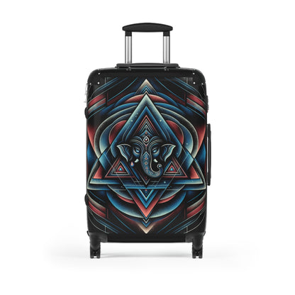 Bohemian Elephant Suitcase, Travel Luggage, Festival Gear, Summer Vacation Bag, Unique Gift for Wanderers