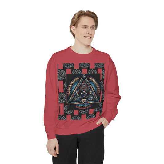 Bohemian Graphic Sweatshirt - Unisex Cozy Fashion, Perfect Gift for Yoga Lovers, Art Enthusiasts, Casual Wear, Festival Apparel