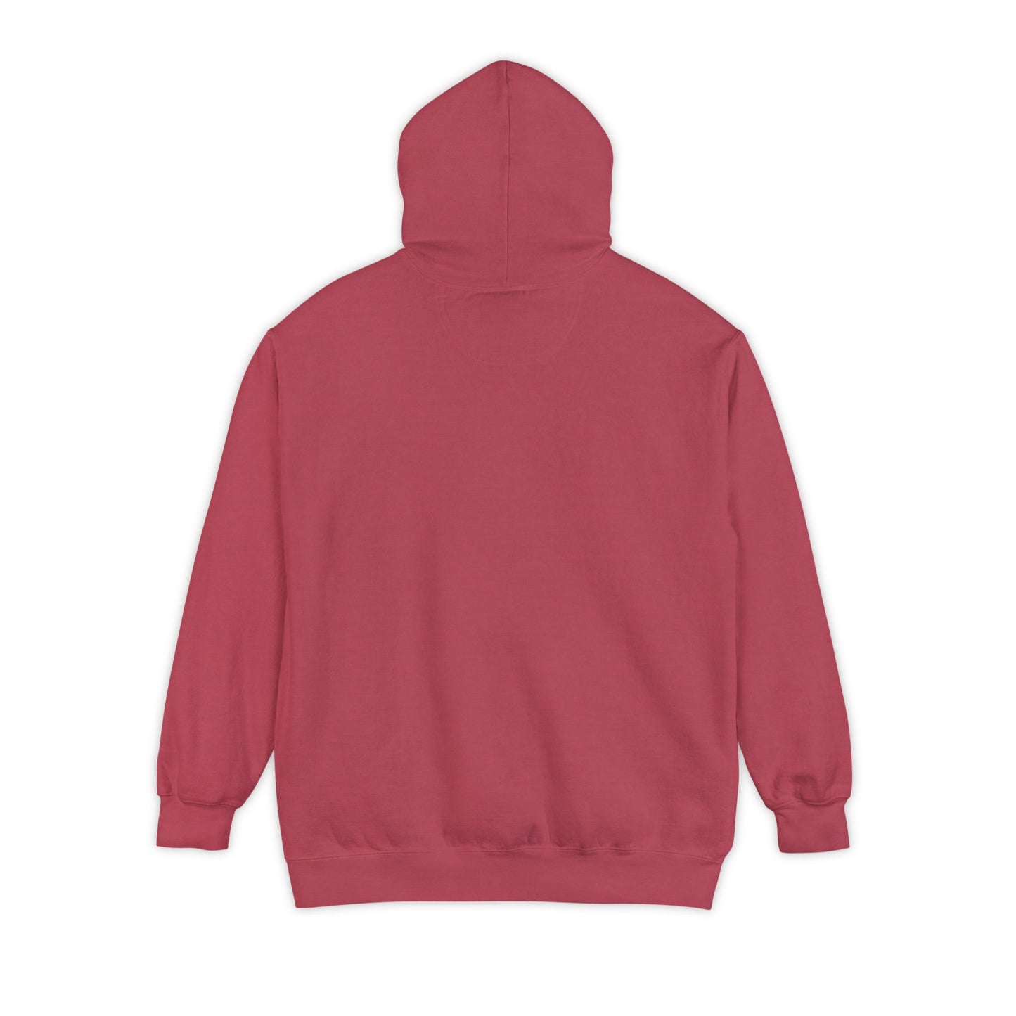 Cosy Unisex Garment-Dyed Hoodie with Unique Red Design | Ideal for Casual Wear, Gift Ideas, Men & Women, Cozy Layering, Fall Fashion