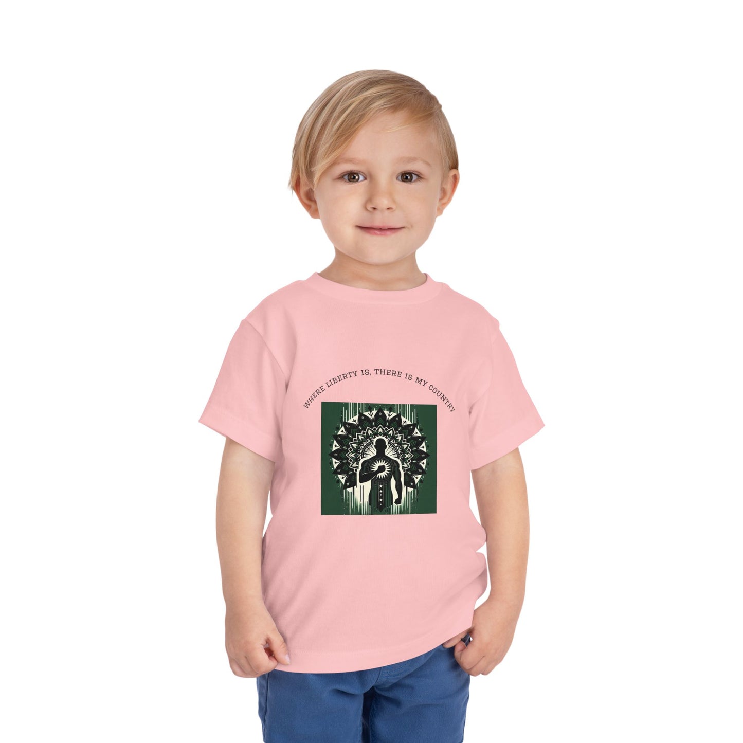 Patriotic Toddler Tee, Cute Kids Patriotic Shirt, Fun 4th of July Gift, Toddler Independence Day Shirt, Citizenship Tee