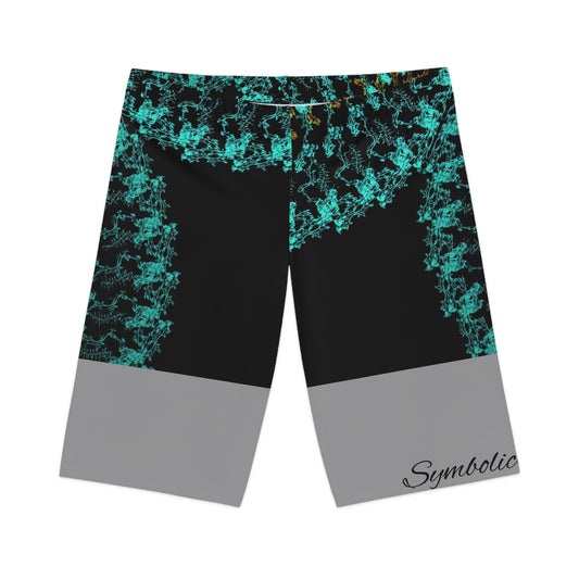 Women's Bike Shorts (AOP) grey