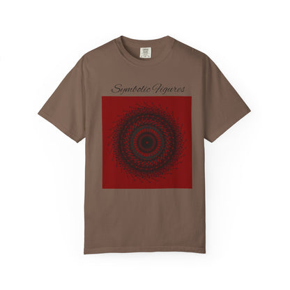 Symbolic Figures Unisex Garment-Dyed T-Shirt - Bohemian Style for Art Lovers