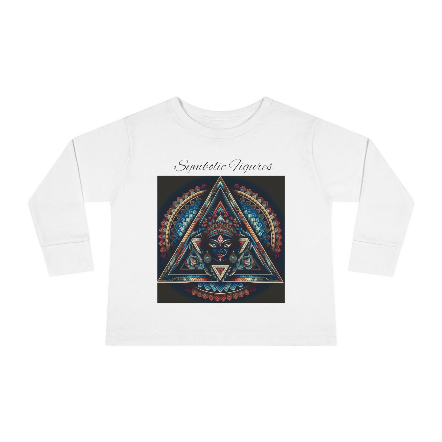 Colorful Toddler Long Sleeve Tee with Abstract Design, Perfect for Playdates, Birthdays, Everyday Wear, Gift for Kids, Cozy and Stylish