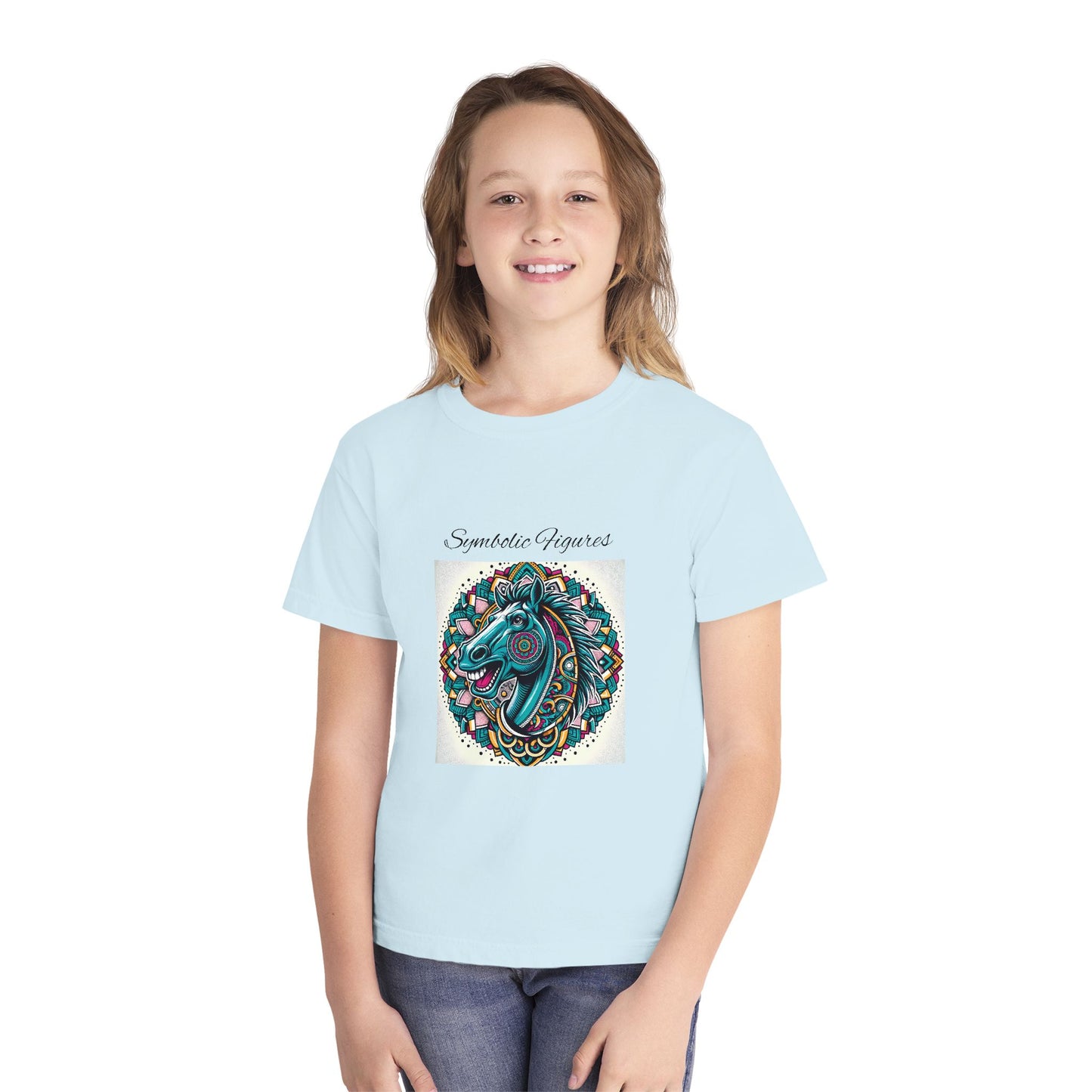 Colorful Unicorn Youth Tee, Playful Graphic Tee, Magical Kids Shirt, Birthday Gift, Fun Party Apparel