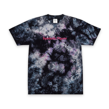 Oversized Tie-Dye T-Shirt with Embroidered 'Symbolic Figure', Casual Wear, Summer Style, Gift for Friends, Festival Fashion, Unique [...]