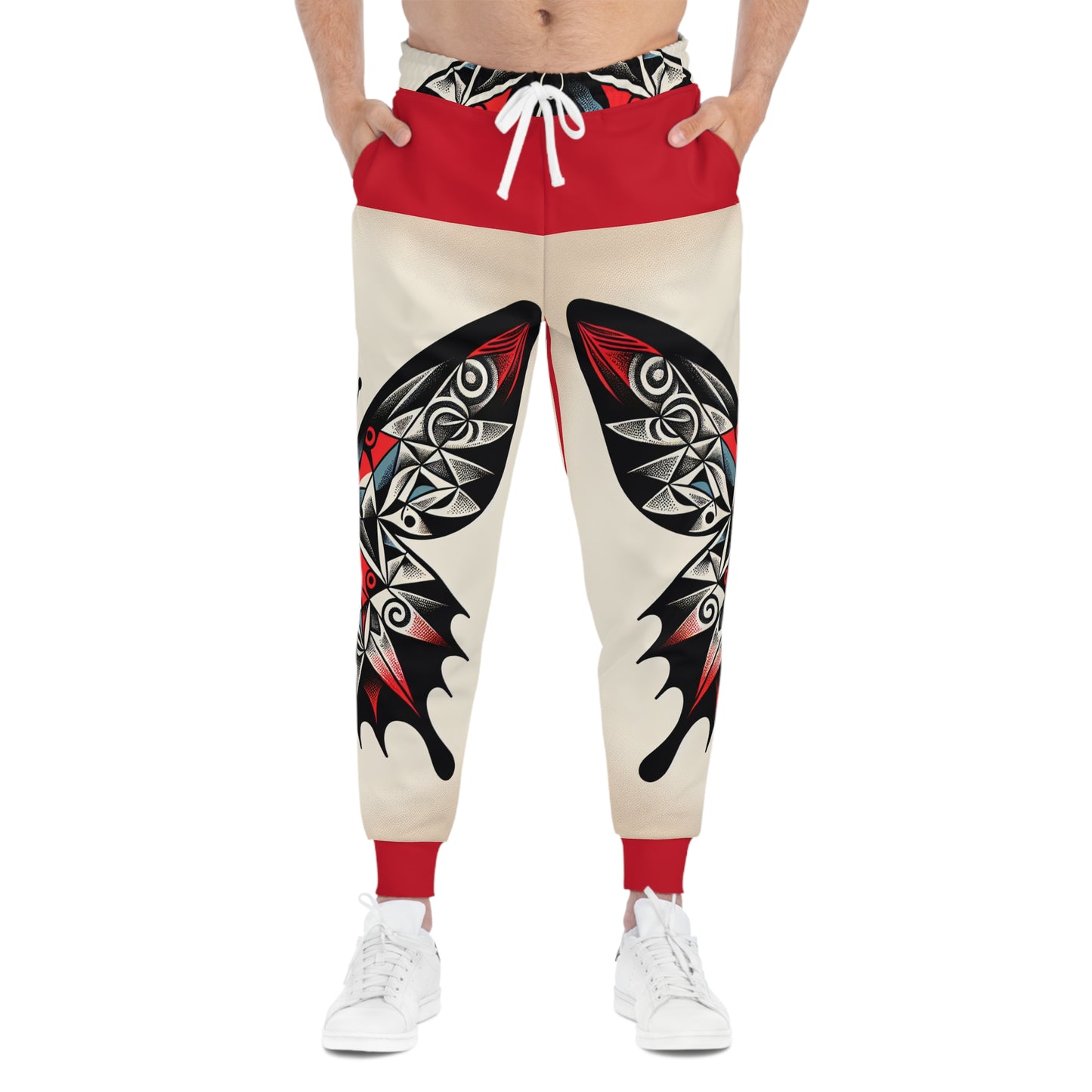 Stylish Butterfly Athletic Joggers, Fitness Wear, Workout Pants, Casual Joggers, Gift for Active Lifestyle