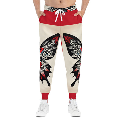Stylish Butterfly Athletic Joggers, Fitness Wear, Workout Pants, Casual Joggers, Gift for Active Lifestyle