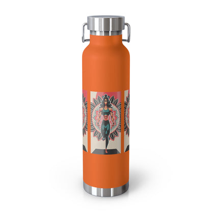 Colorful Insulated Water Bottle - 22oz - Perfect for Fitness, Travel, Hydration, Gifts & Eco-Conscious Living