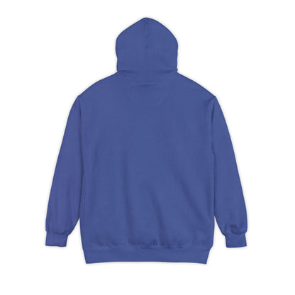 Cosy Unisex Garment-Dyed Hoodie with Unique Red Design | Ideal for Casual Wear, Gift Ideas, Men & Women, Cozy Layering, Fall Fashion