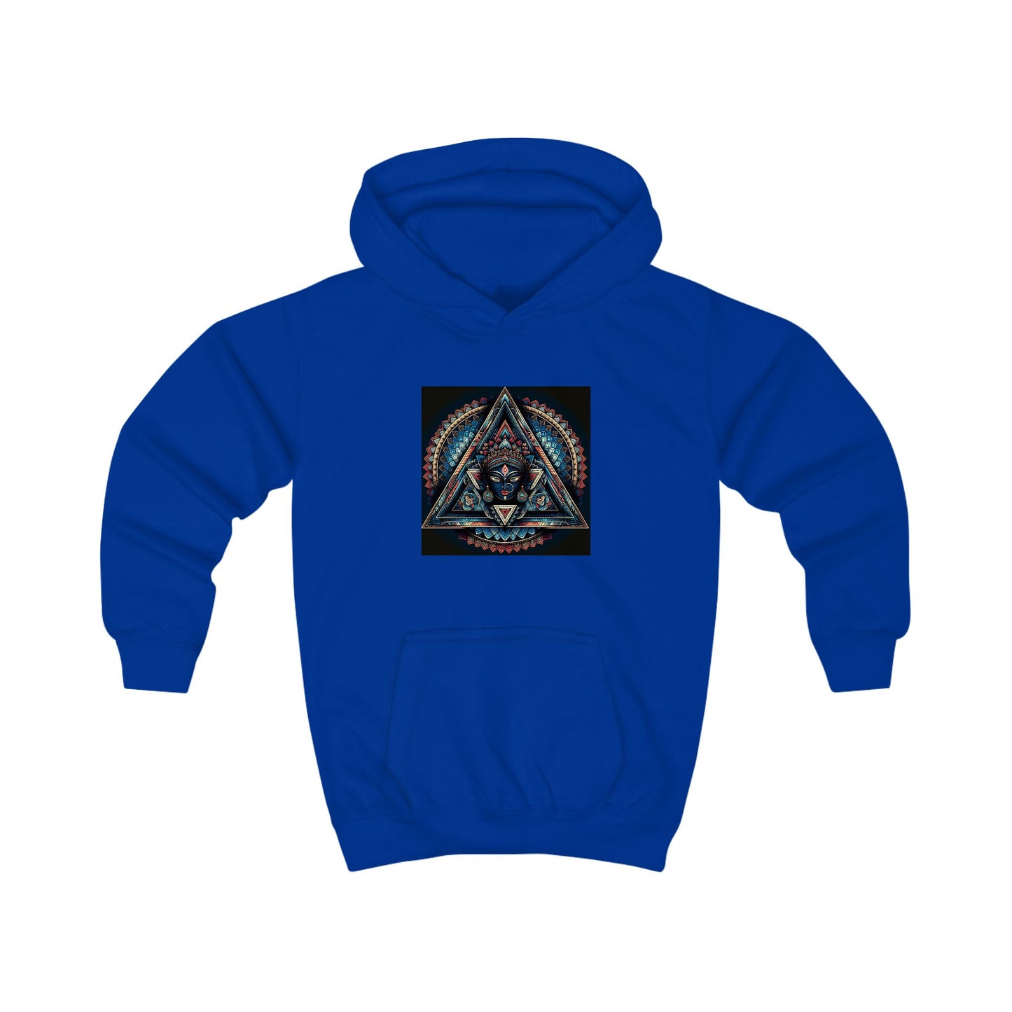 Kids Hoodie with Colorful Symbolic Design, Cozy Pullover for Boys & Girls, Perfect Birthday Gift, Everyday Wear, Unique Artwork